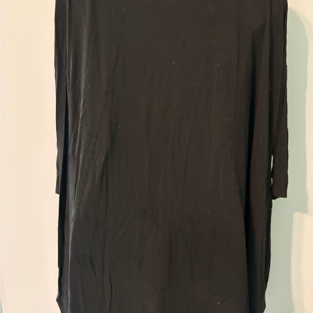 Elegant Black Long Sleeve Women's Top - Picture 2 of 3